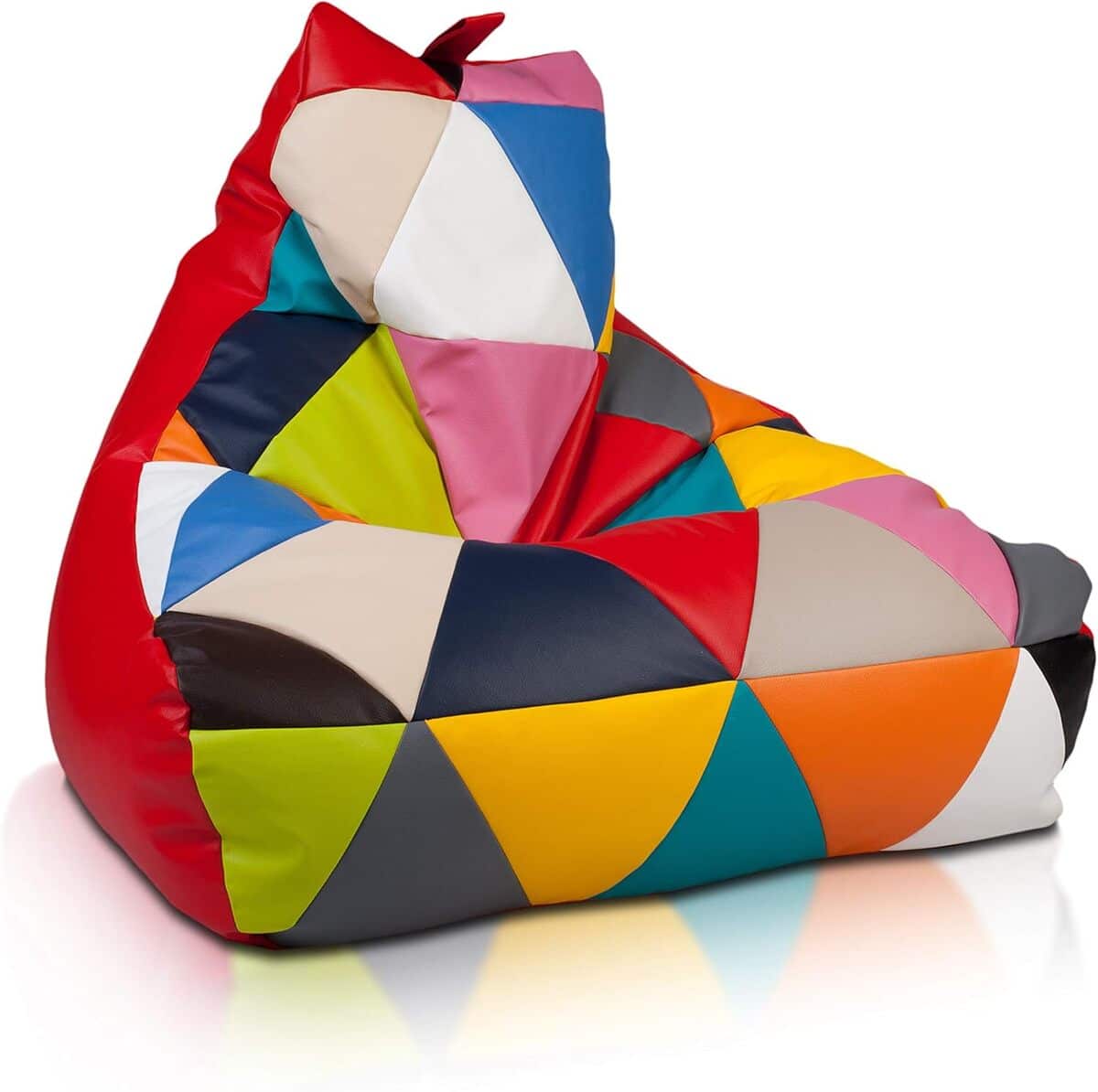 Avis sur le pouf extérieur Ecopuf Keiko Patchwork rouge