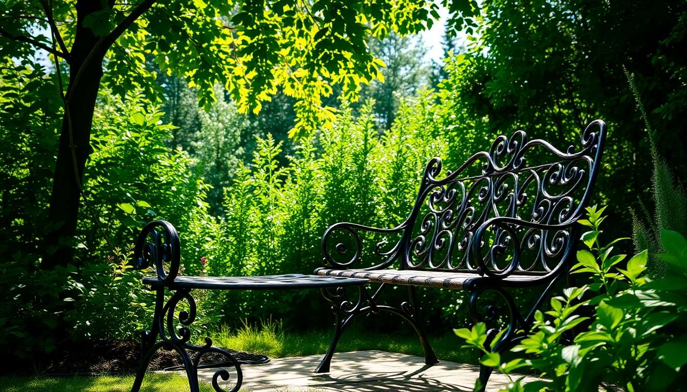 Avis sur le banc de jardin CLP Tara en fer forgé rustique