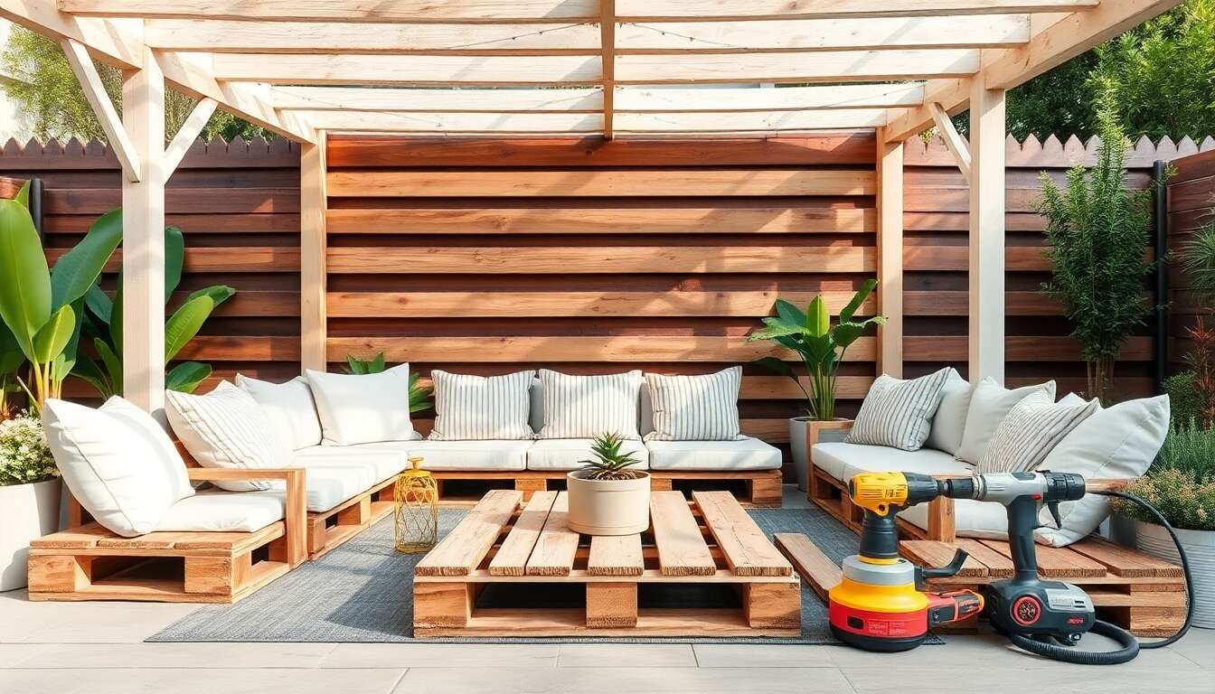 Créer un espace détente avec salon de jardin chic
