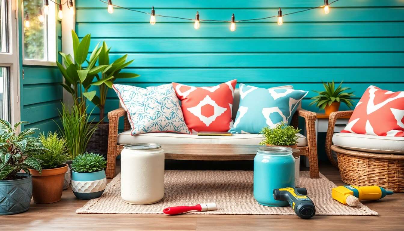 Astuces déco : harmoniser son espace avec salon extérieur