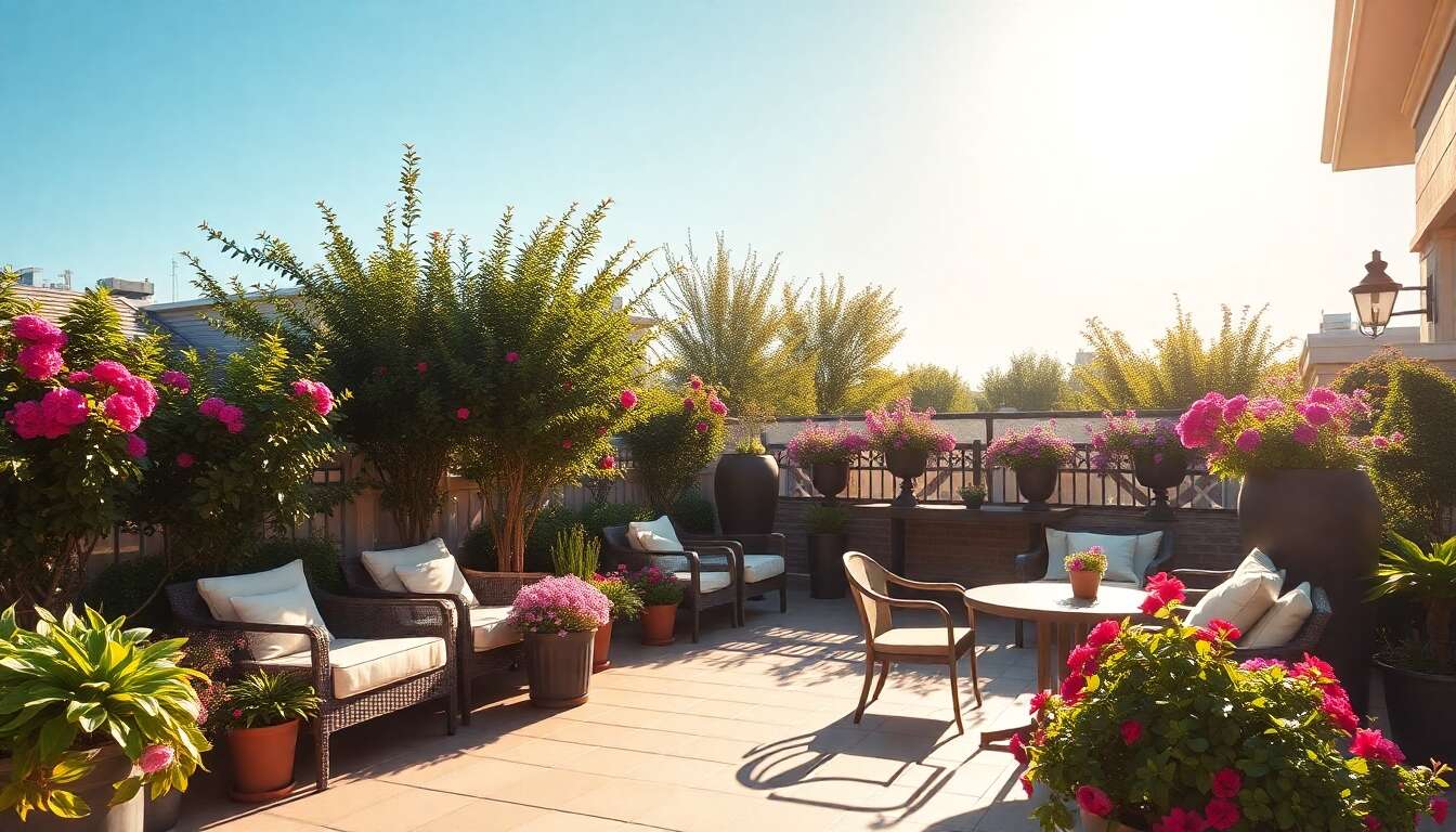 Secrets pour maximiser l'ensoleillement en terrasse