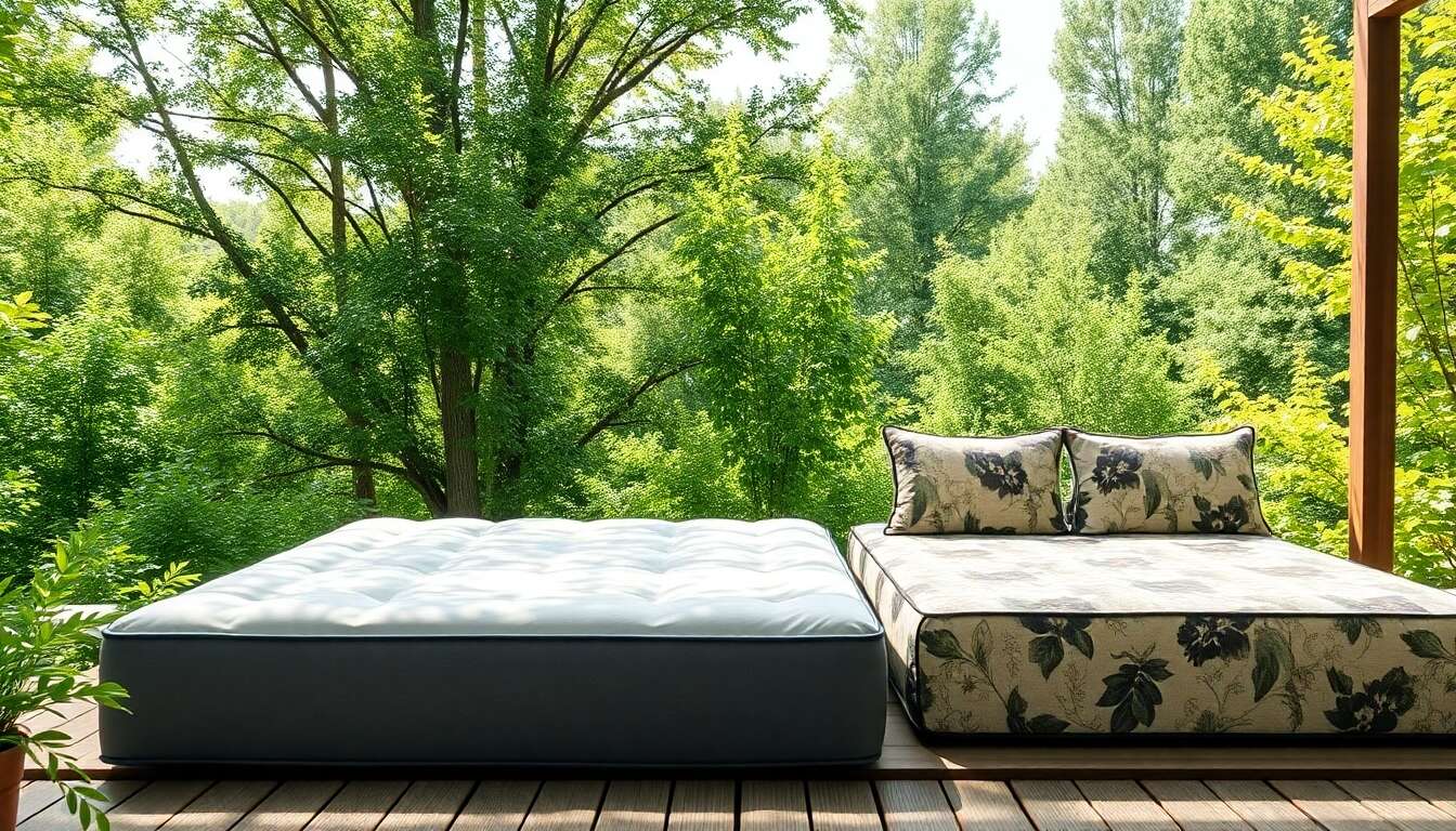 Classiques ou modernes : quels sont les styles tendance des matelas extérieurs ?