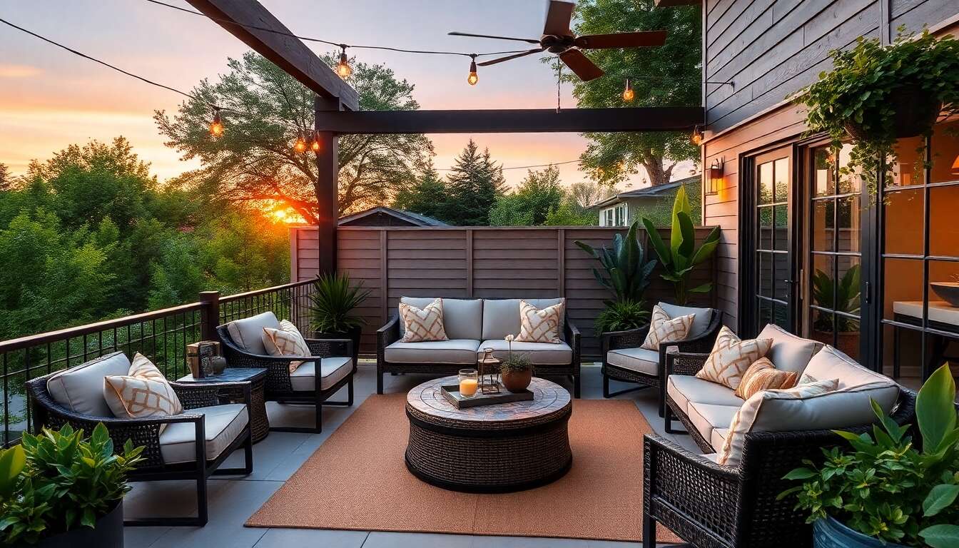 Design et confort : choisir ses salons d'extérieur