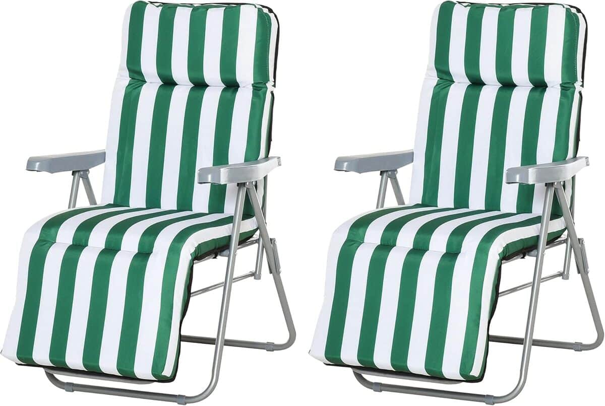 Test : chaises longues Outsunny pour un été relaxant