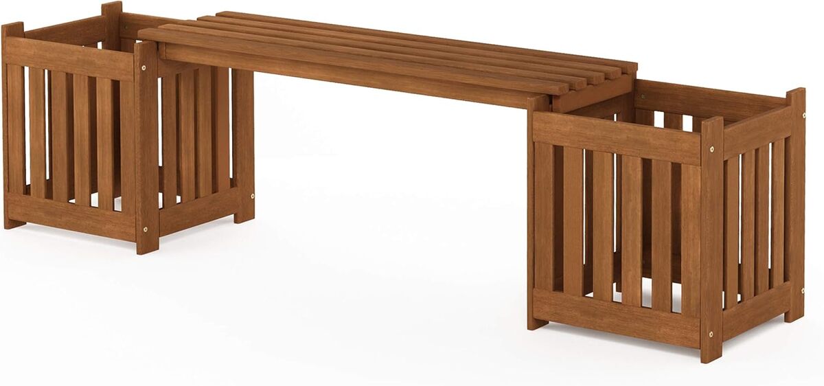 Test de la jardinière Furinno Tioman en bois dur