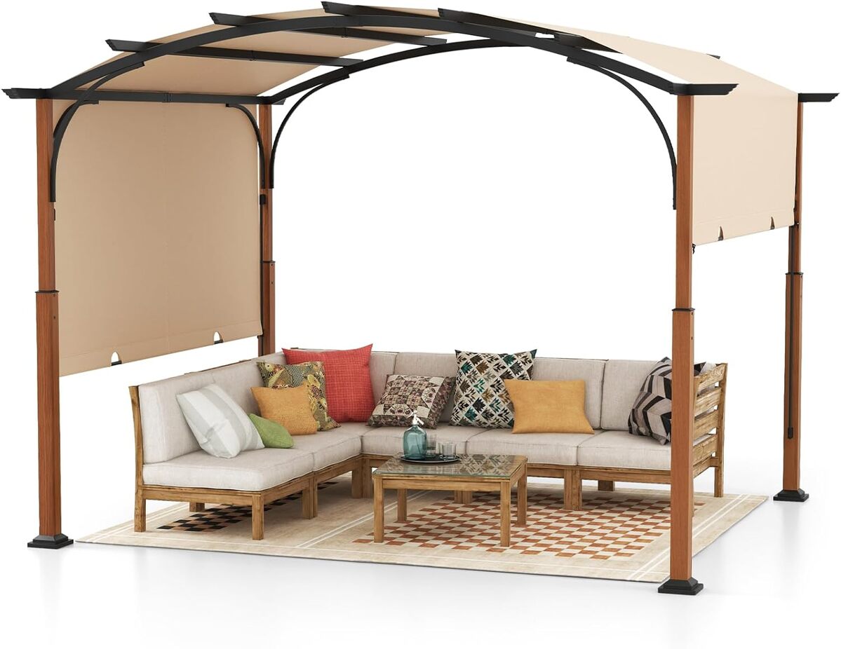 Test de la pergola Relax4Life pour jardin : l'auvent rétractable qui fait la différence