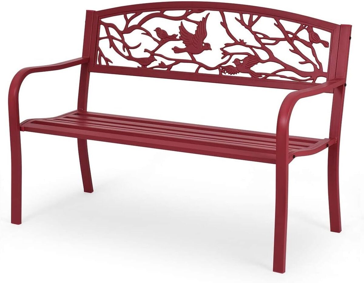 Test du banc de jardin Gymax : style et robustesse pour votre extérieur