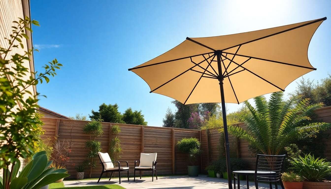 Entretien facile de votre parasol