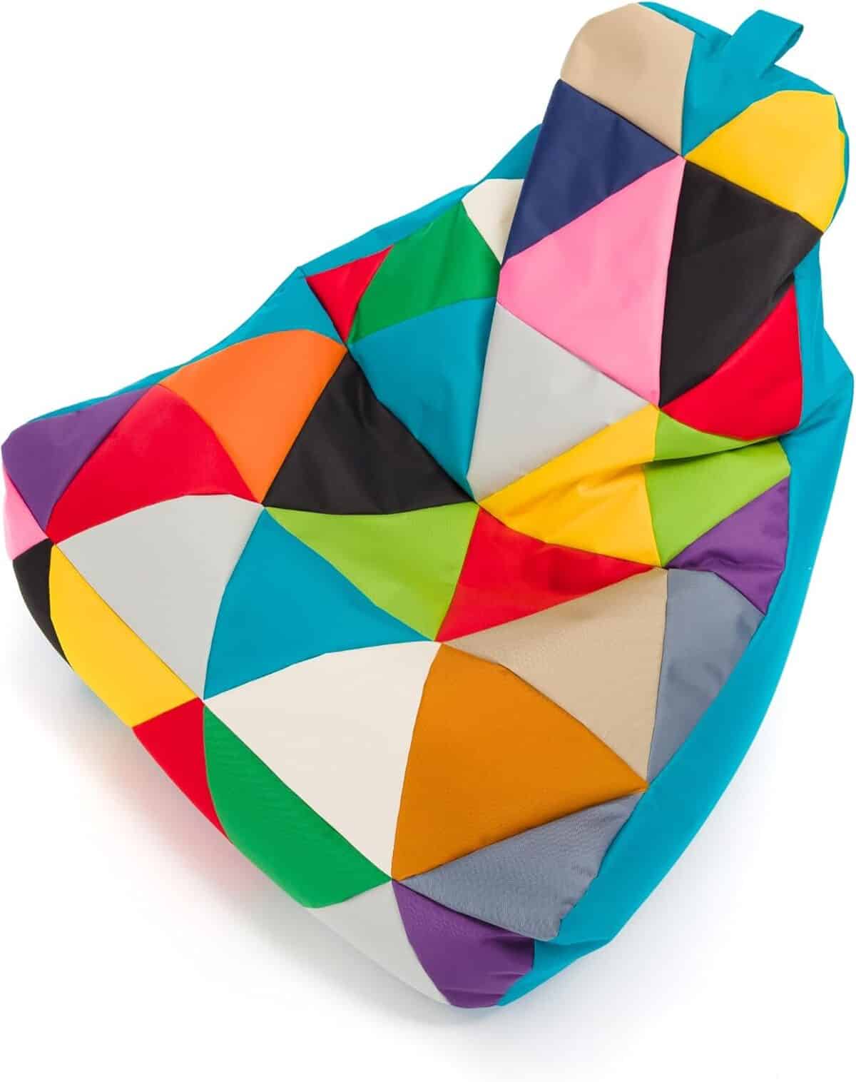 Avis sur le pouf extérieur imperméable Keiko Patchwork d'Ecopuf