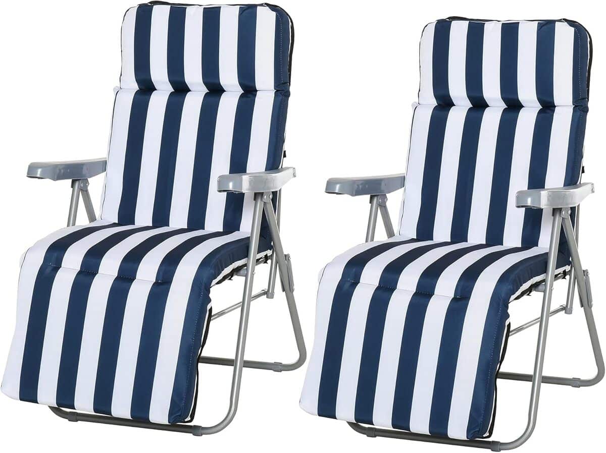 Test : chaise longue pliable Outsunny - confort et style au jardin