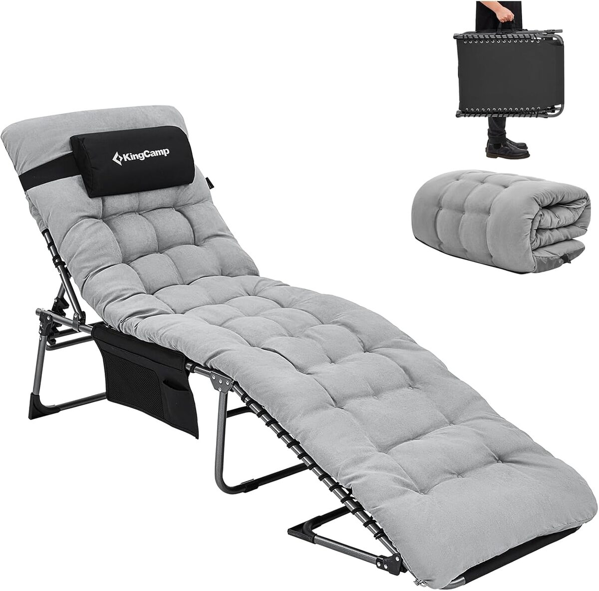 Test de la chaise longue KingCamp : confort et polyvalence en extérieur