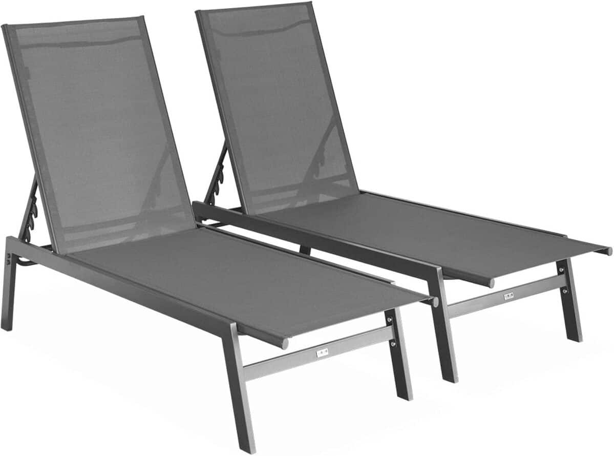 Test des transats Alice's Garden Flora : confort et élégance