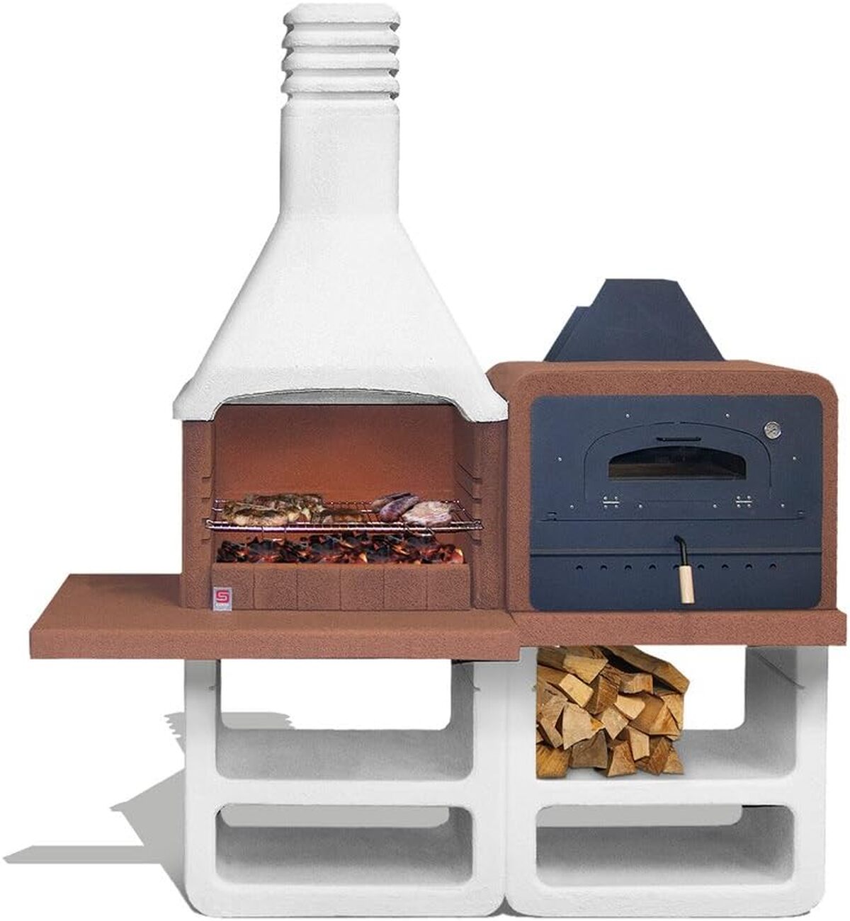 Test du barbecue Portofino Sarom avec four en acier inoxydable