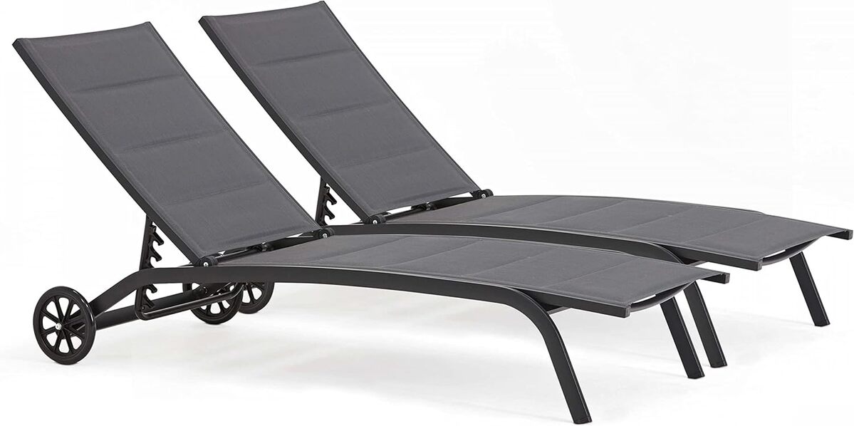 Test du lot de 2 bains de soleil Santa Monica d'Oviala