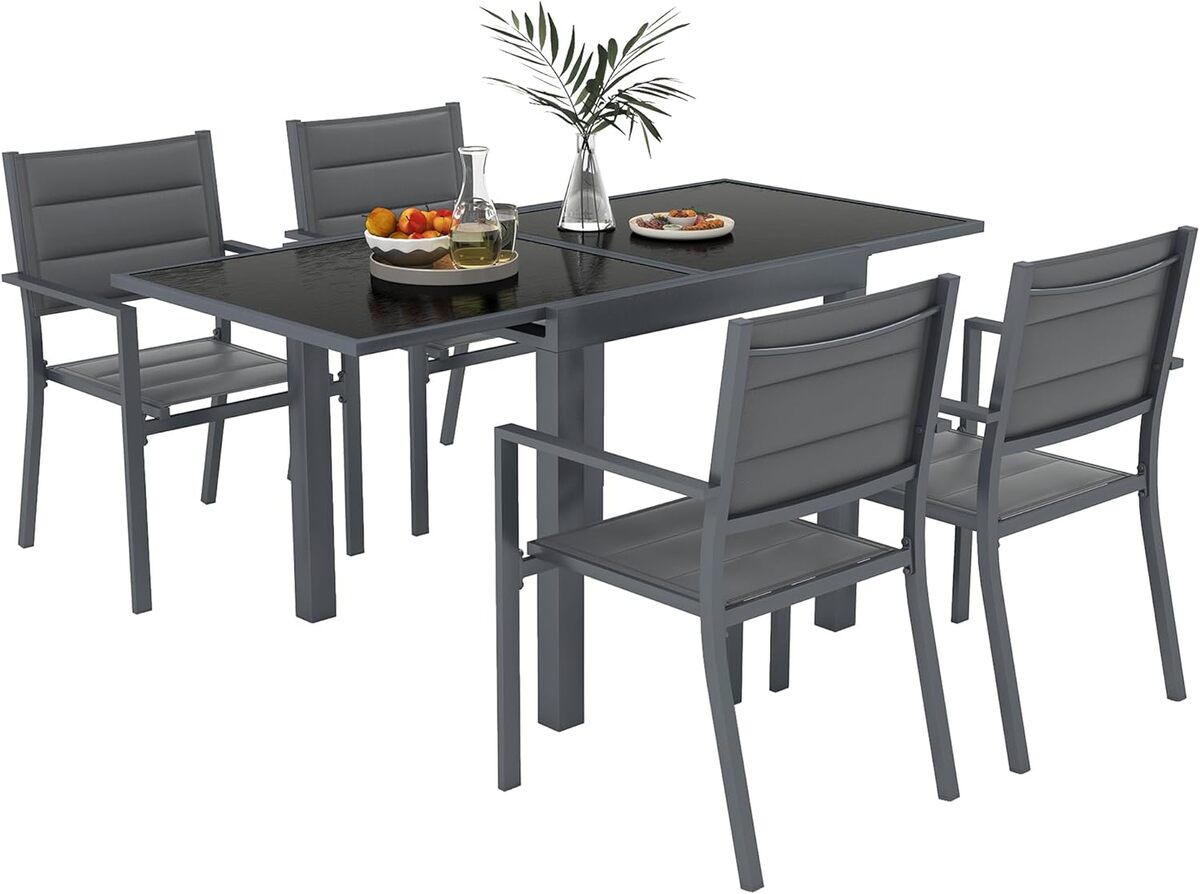 Test du salon de jardin Outsunny : élégance et modularité pour 4 personnes