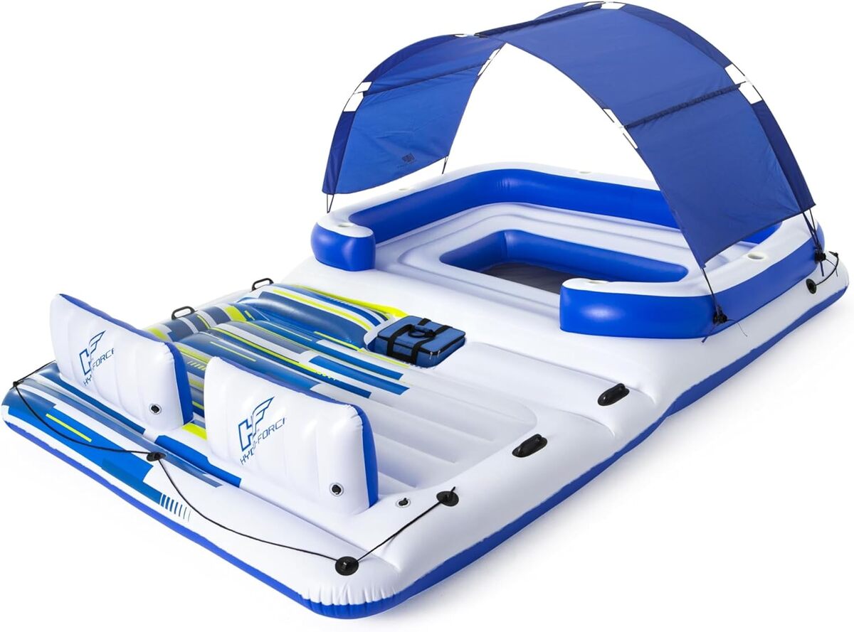 Test du salon flottant Bestway Tropical Breeze : détente au fil de l'eau