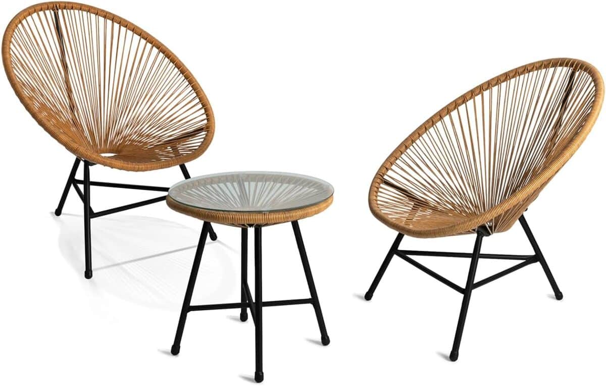 Test : salon de jardin IDMarket Izmir, le confort rotin