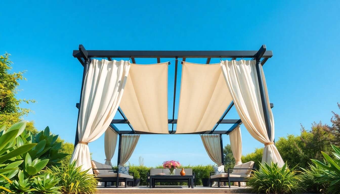 Protection solaire : stores et voilages efficaces