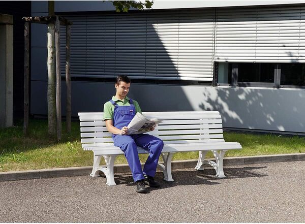Banc d'extérieur en plastique