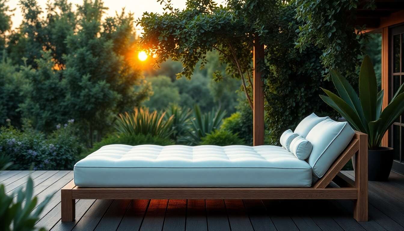 Confort et style : le match parfait du matelas de soleil
