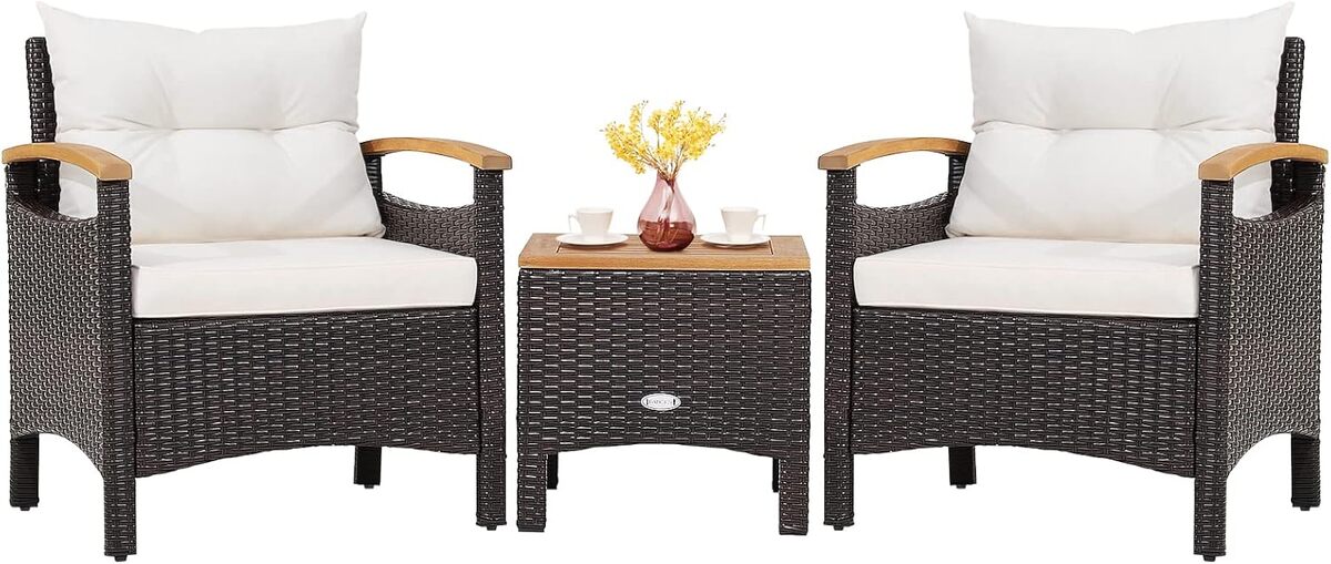 Avis sur l'ensemble de jardin Costway : élégance et confort extérieur