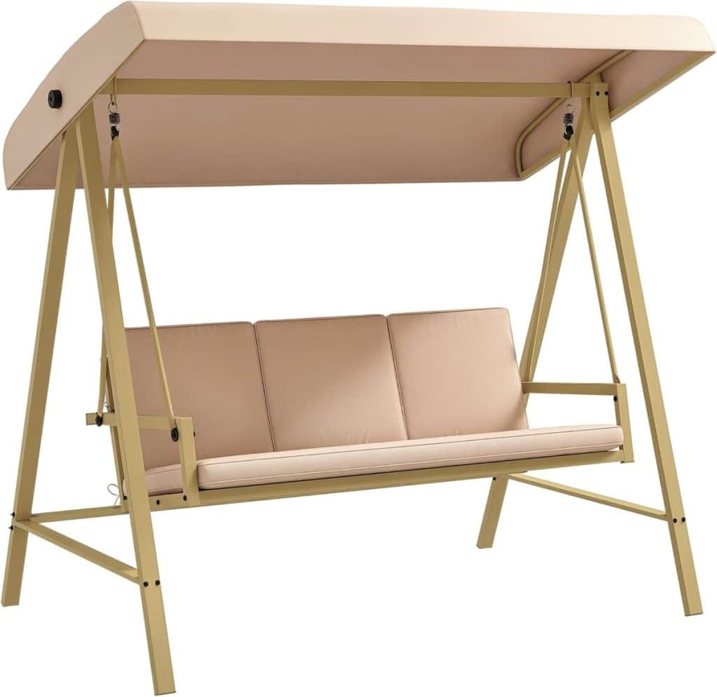 Test de la balancelle 3 places Outsunny : confort et style au jardin