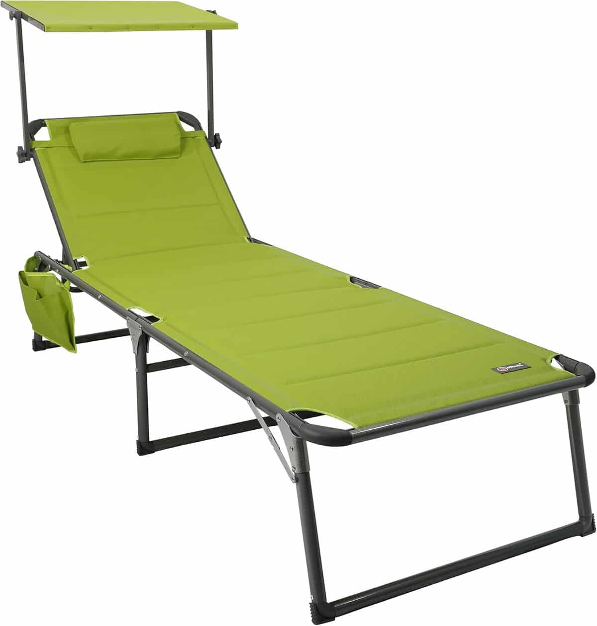 Test de la chaise longue Homecall en aluminium XXL