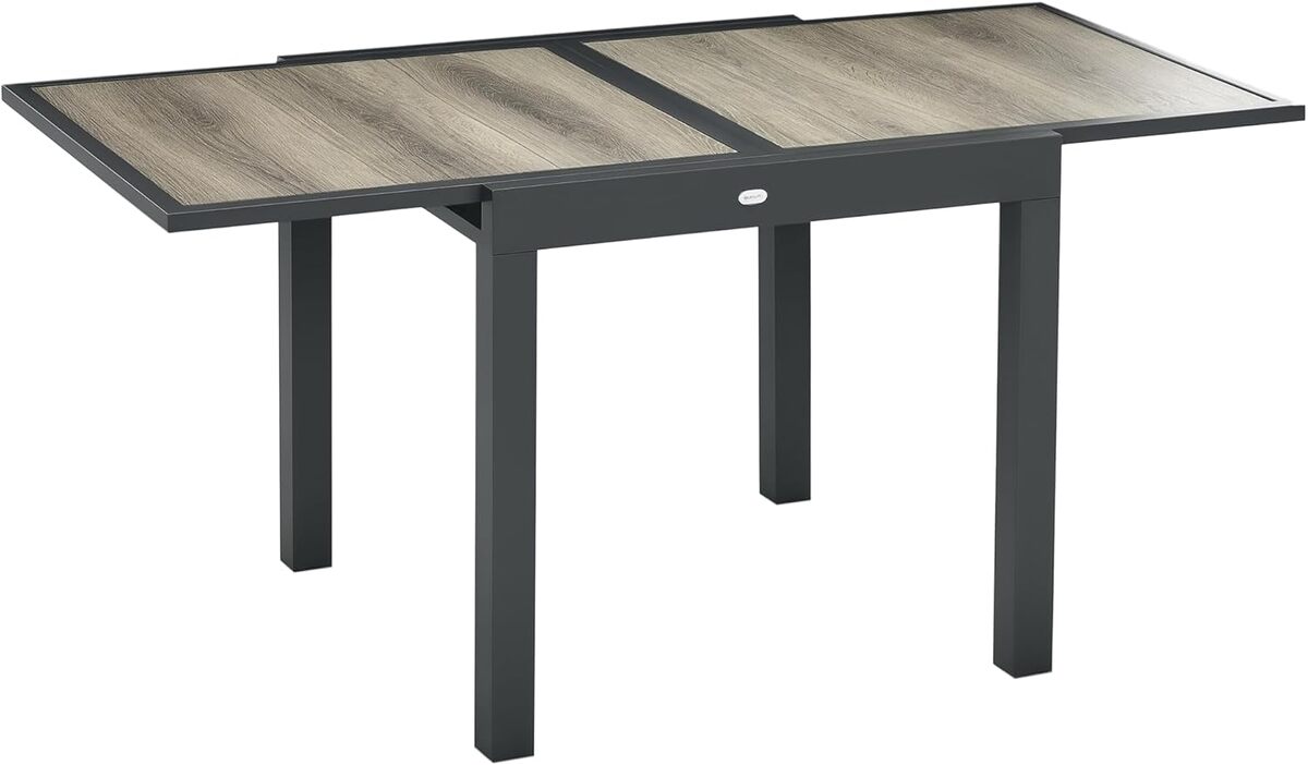 Test de la table de jardin Outsunny extensible