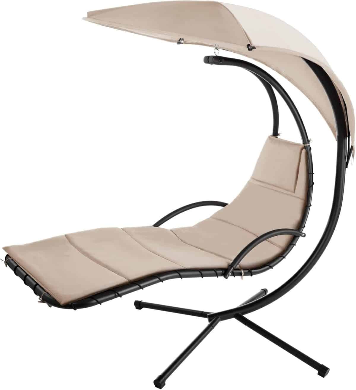 Test du bain de soleil TecTake® : confort suspendu pour le jardin