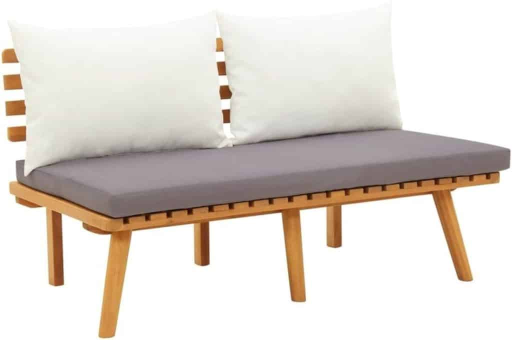 Test du banc de jardin vidaXL 115 cm en bois d'acacia