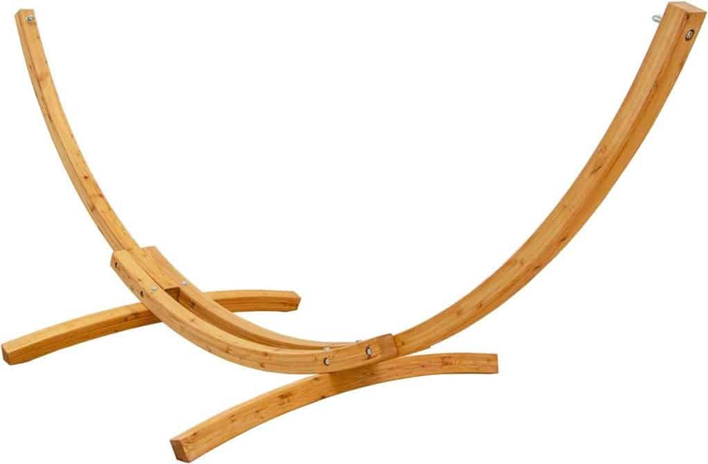 Test du support hamac bois Amanka : détente garantie
