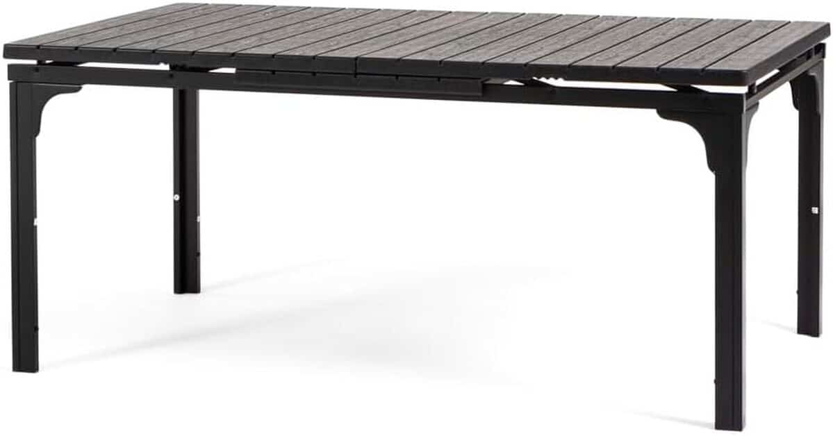 Test : rATTATAN Thomas XL - table de jardin extensible en acier et polyéthylène