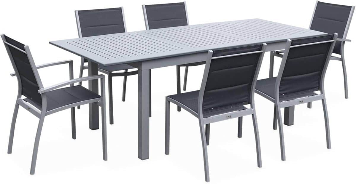 Test : salon de jardin Alice's Garden Chicago 210 avec rallonge