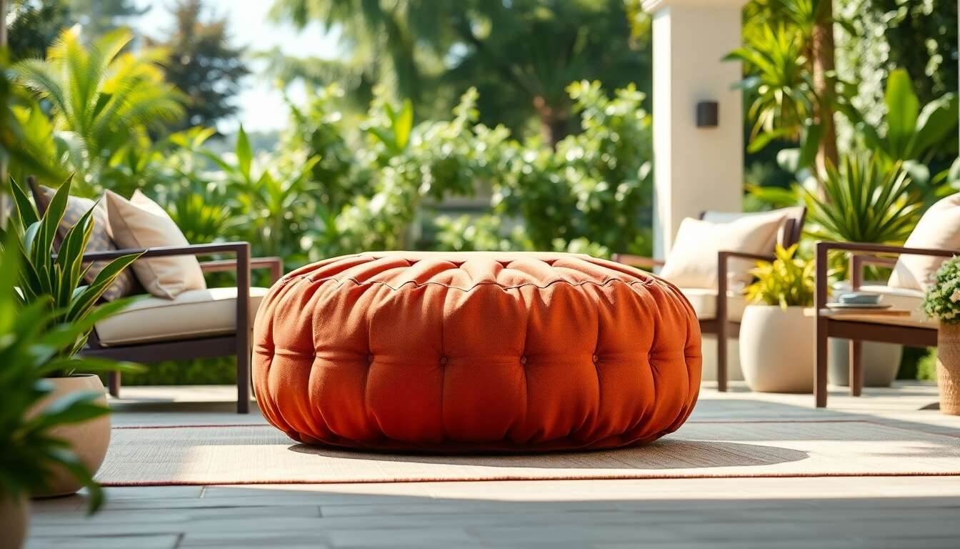 Pourquoi choisir un pouf d'ext&eacute;rieur pour votre d&eacute;coration