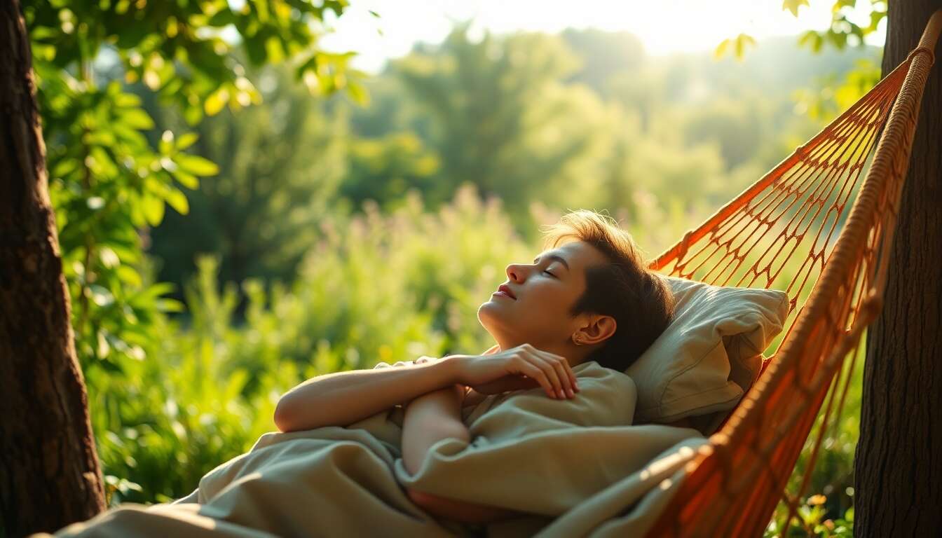 Bienfaits cachés des siestes en extérieur