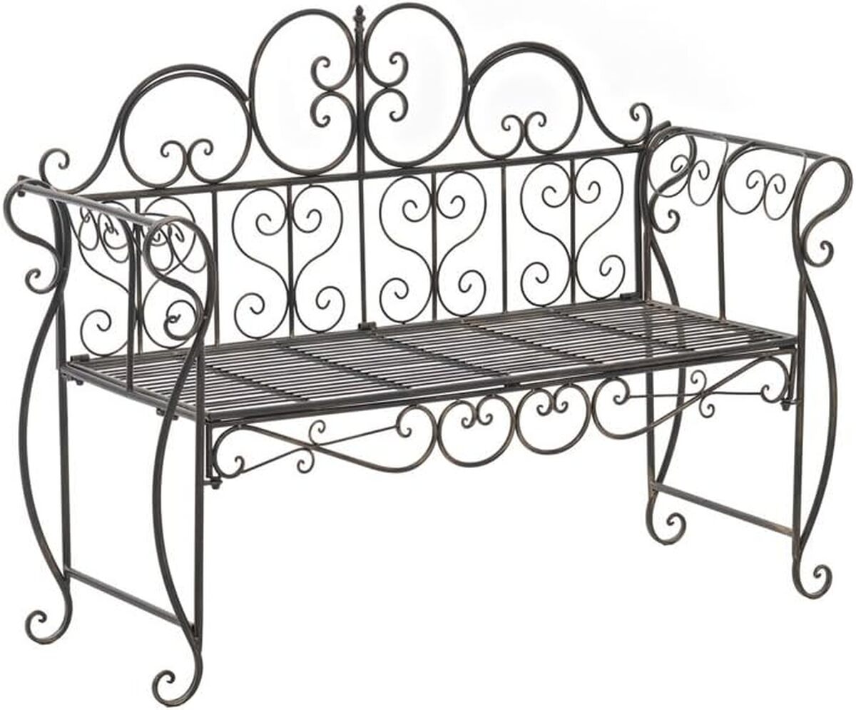 Avis sur le banc de jardin antique CLP Minna : charme et élégance en extérieur