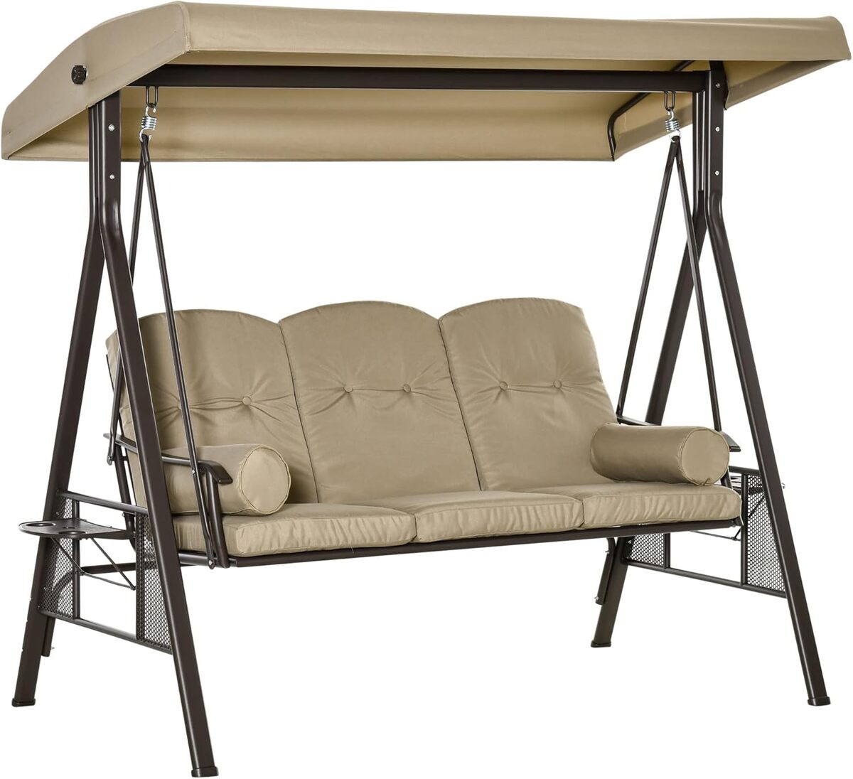 Test : balancelle de jardin Outsunny 3 places gris