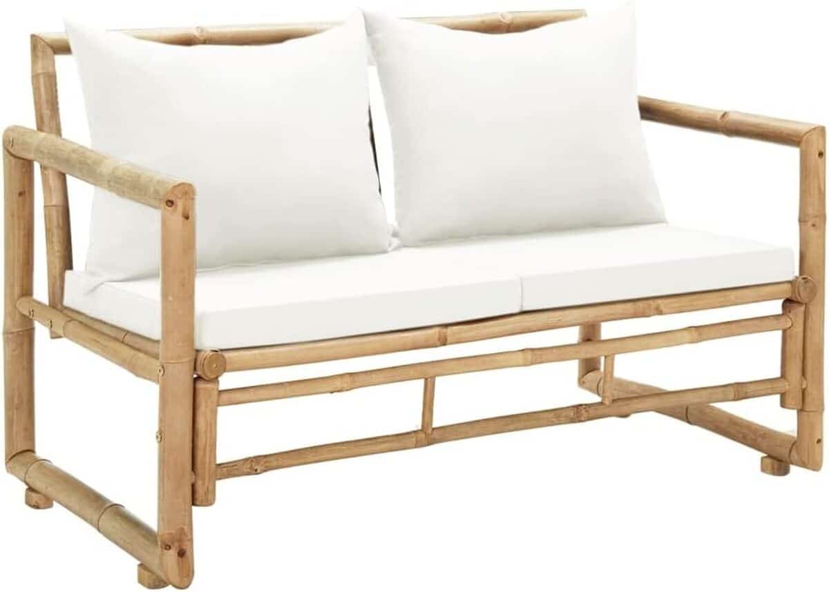 Test : banc de jardin bambou vidaXL pour votre terrasse