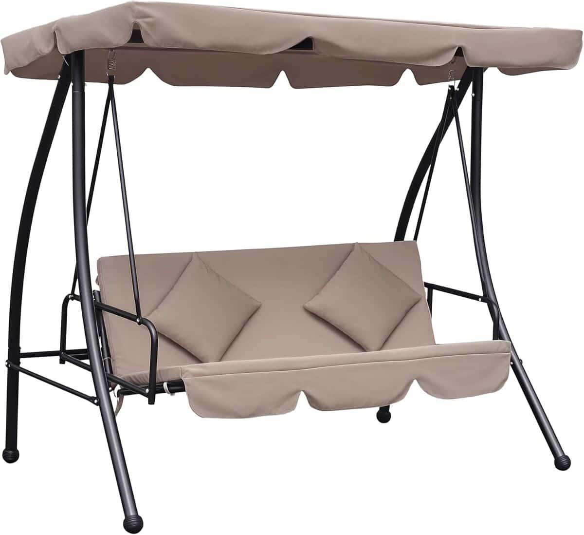 Test de la balancelle de jardin Outsunny convertible 3 places