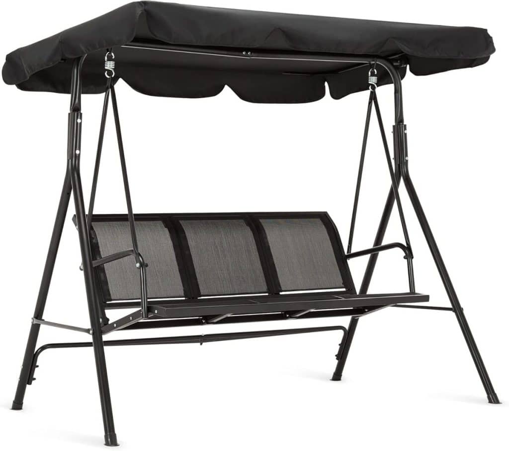 Test de la balancelle MCombo 3 places 8007 (noir)