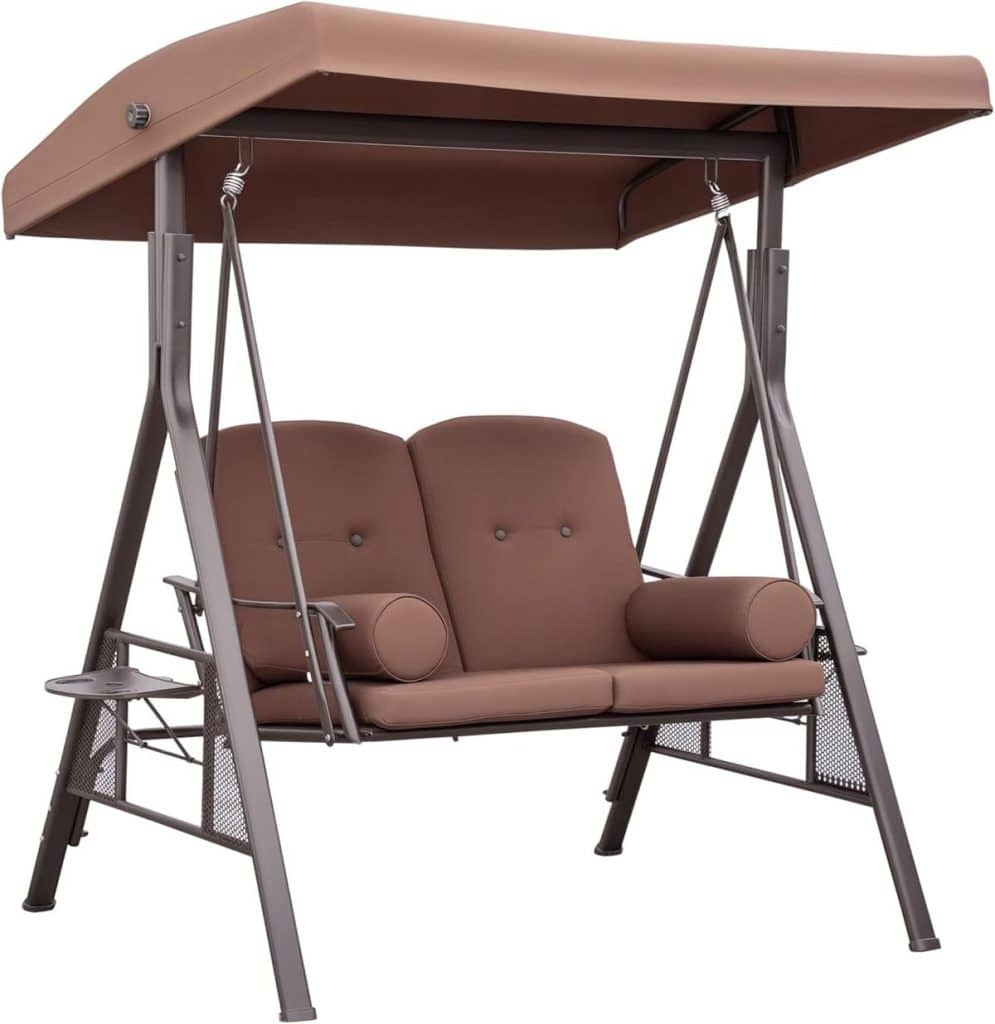 Test de la balancelle Outsunny à toit réglable pour deux personnes