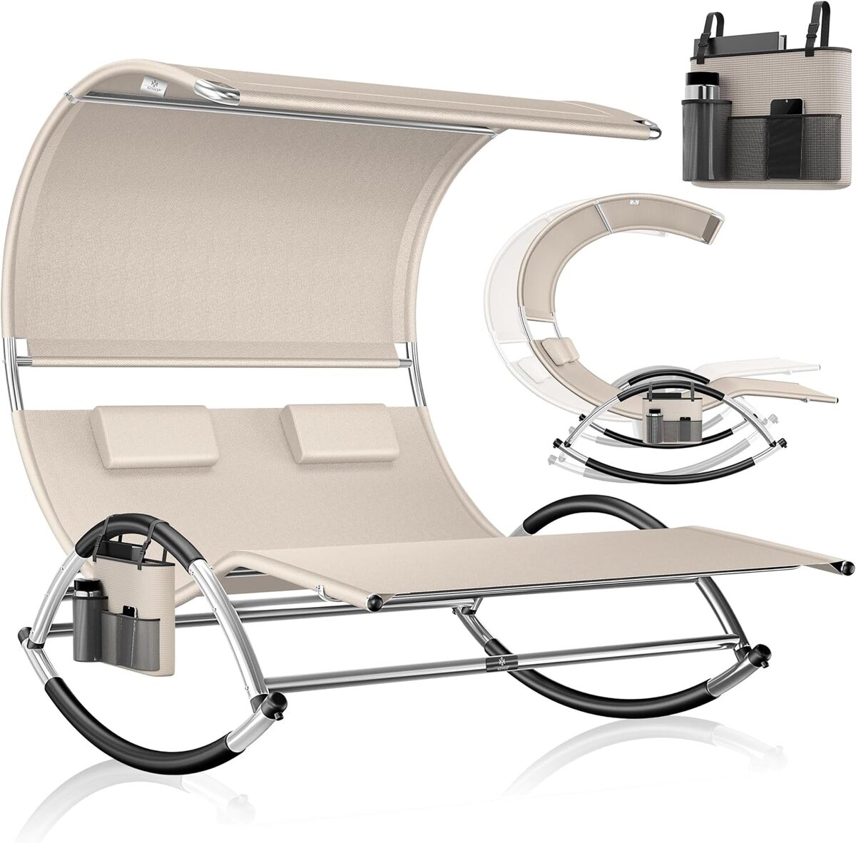 Test de la chaise longue double Kesser : relaxation et ergonomie au jardin