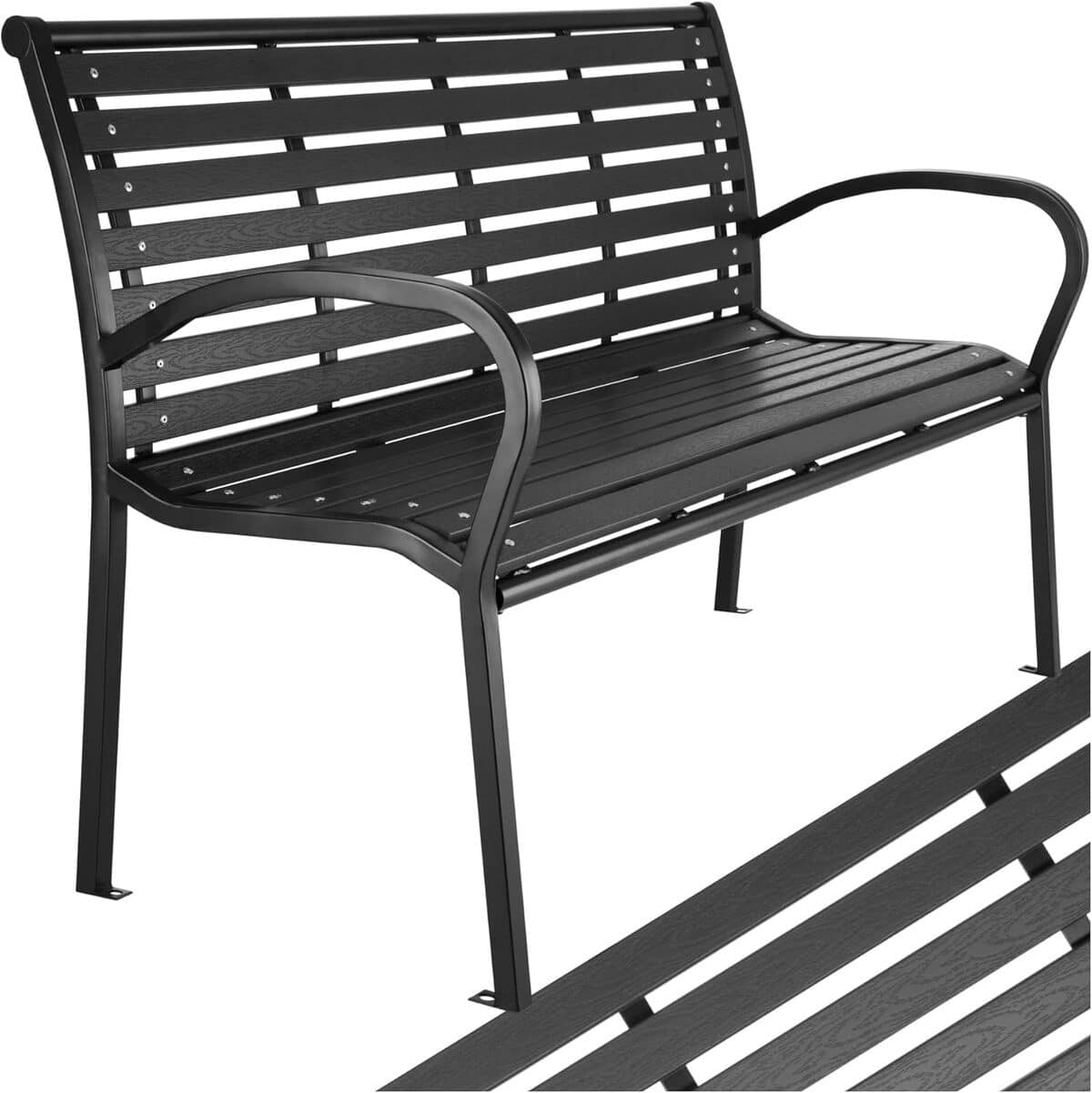 Test du banc de jardin TecTake : robustesse et style intemporel