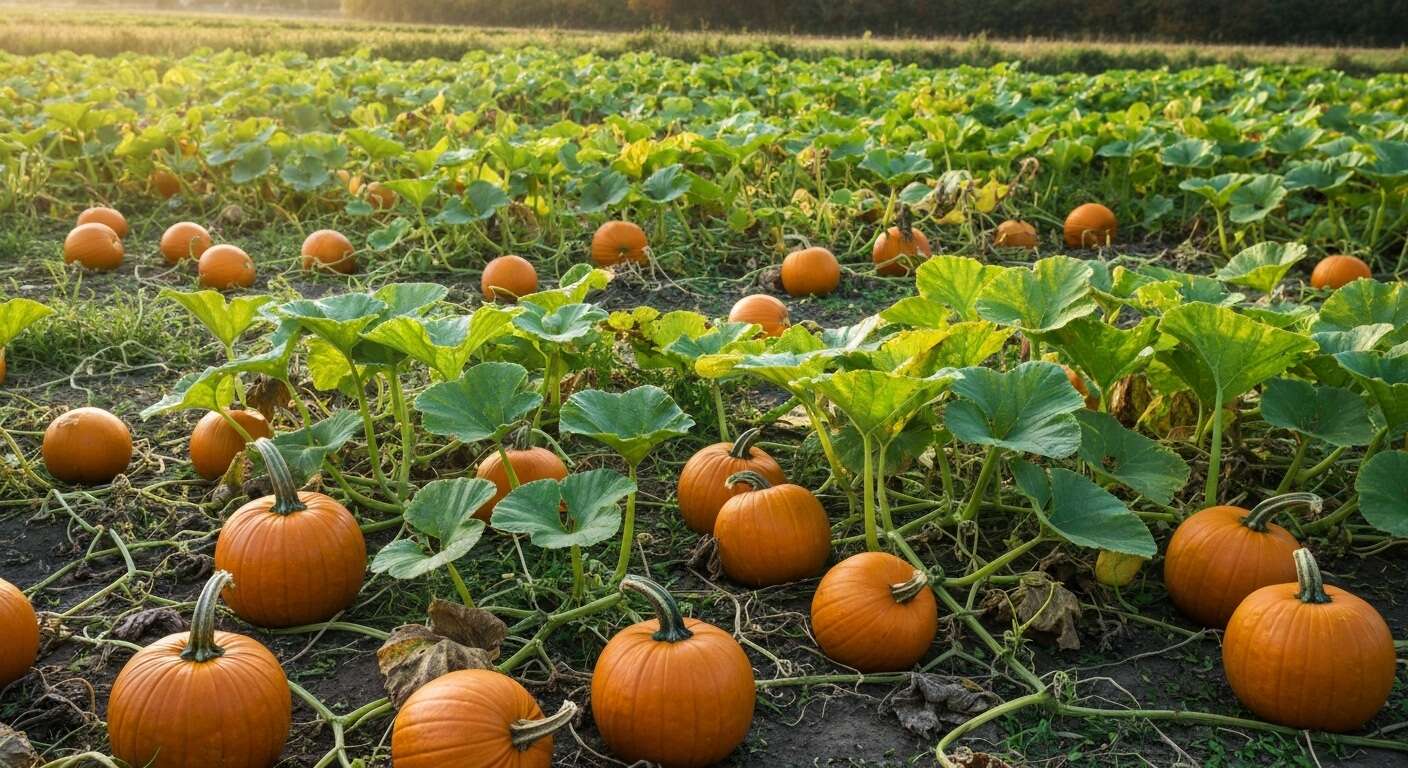 R&eacute;colte et conservation des citrouilles