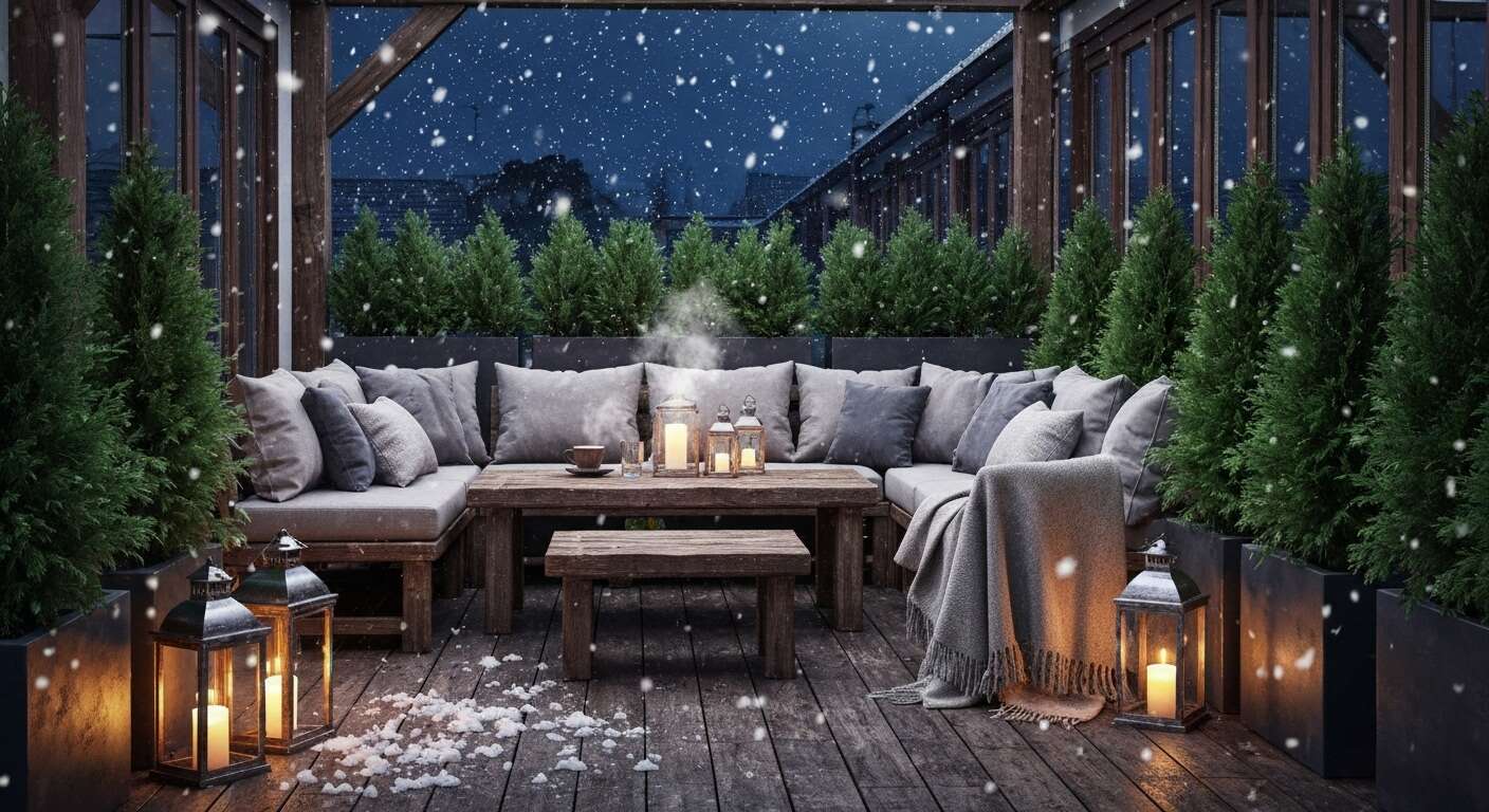 Comment équiper sa terrasse pour l'hiver ?