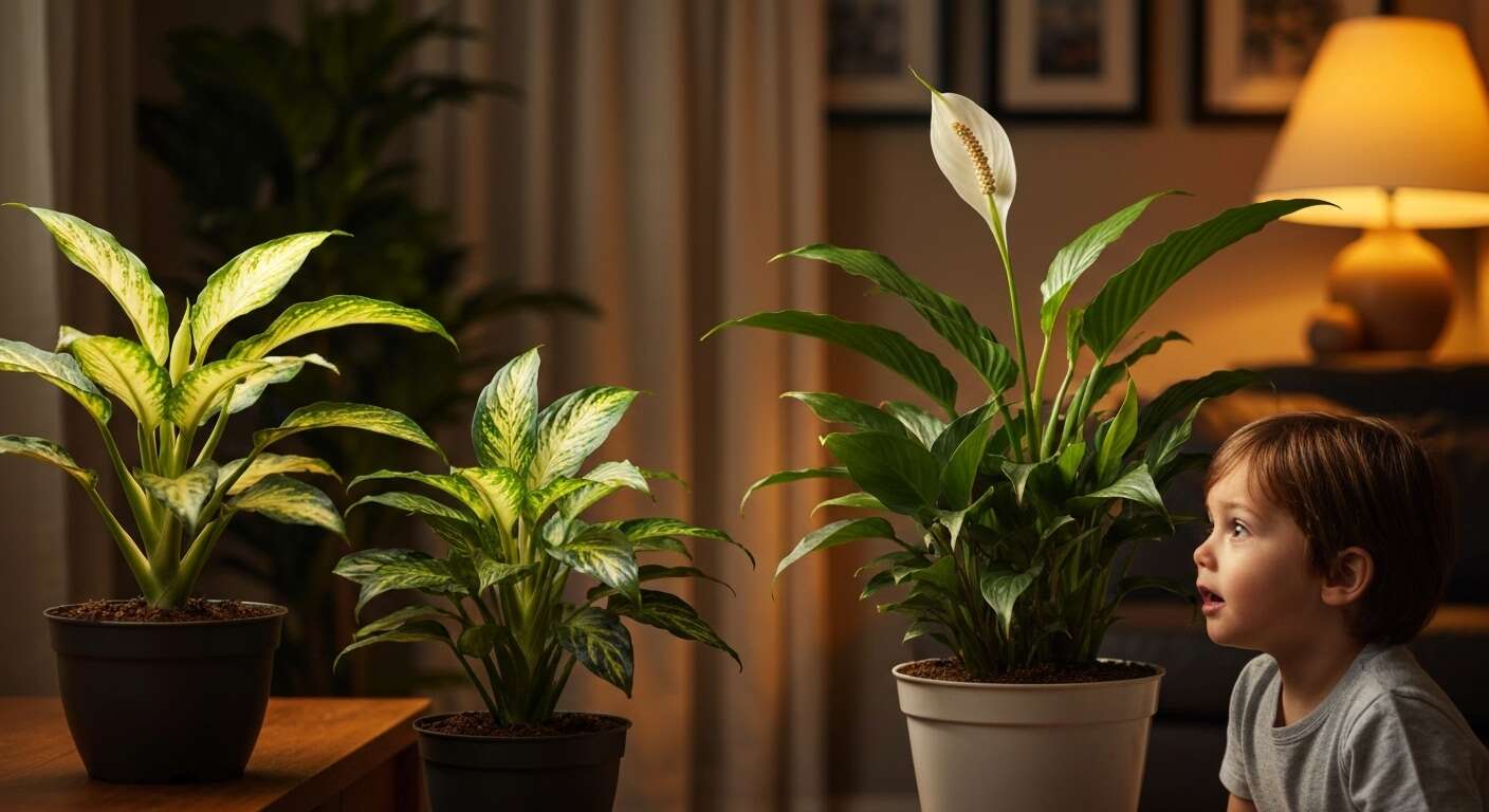 Plantes d'intérieur dangereuses pour les enfants : attention !
