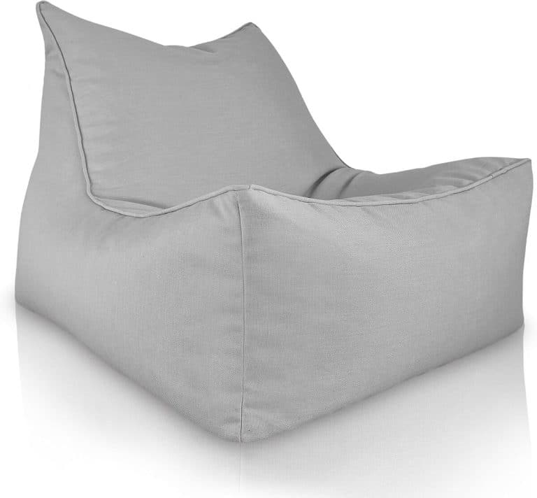 Pouf rectangulaire d'extérieur XXL 180x140cm gris THIES main image 1