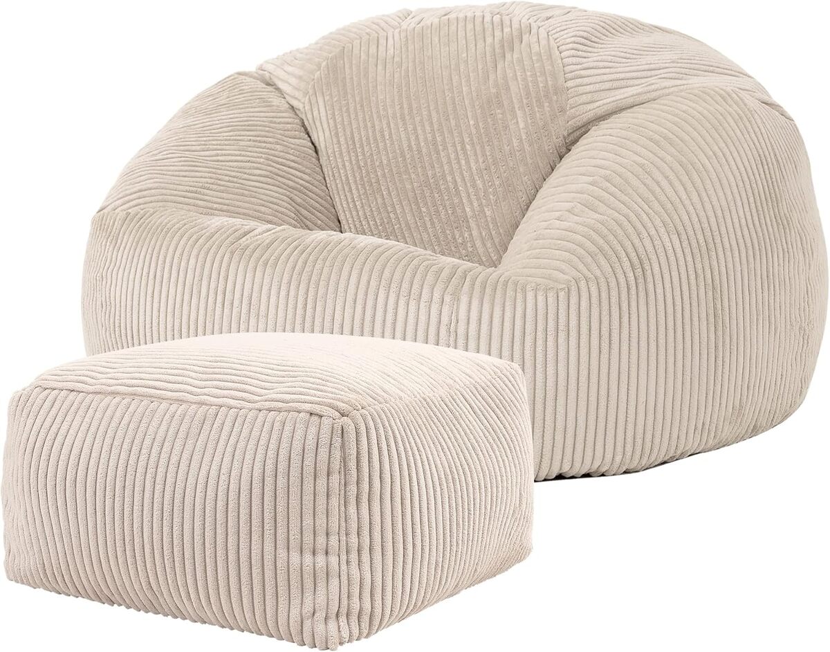 Avis sur le pouf velours côtelé Icon Kingston : confort et élégance