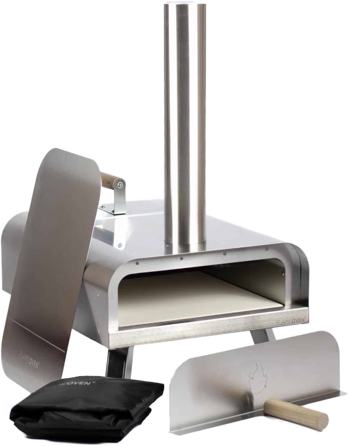 Test du four à pizza FLAMEOVEN : acier premium et cuisson XXL au feu de bois
