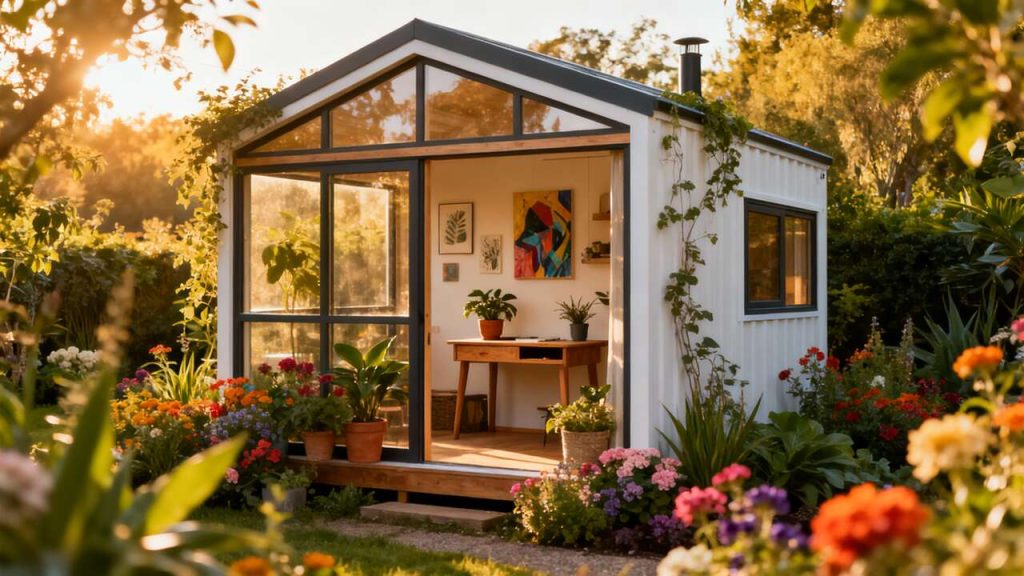 Abri de jardin unique : idées d'aménagement et design inspirant